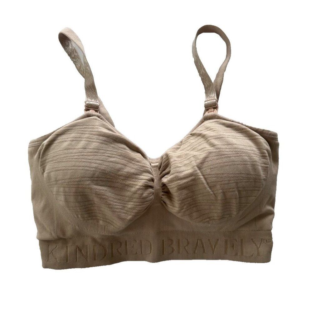 Kindred Bravely Hands Free Pumping Bra Beige Small Petite